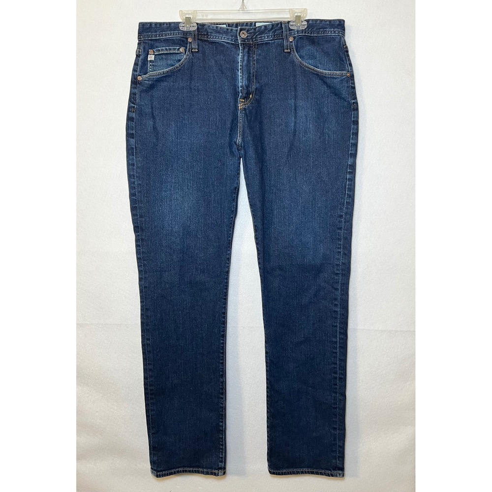 AG Adriano Goldschmied B-Type III Easy Dark Wash Straight Leg Jeans Men 38x35